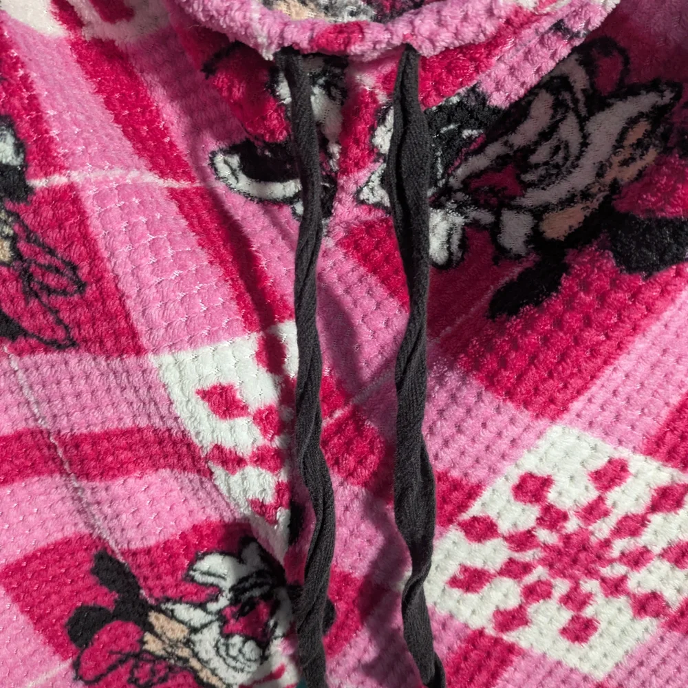 Disney Pink and Black Minnie‎ Mouse Waffle Lounge Pants - Picture 4 of 10